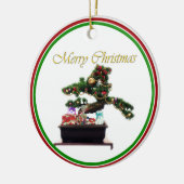 盆栽クリスマスツリー セラミックオーナメント (左)