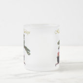 盆栽クリスマスツリー フロストグラスマグカップ (中央)