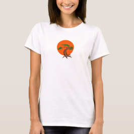 盆栽サンセット Tシャツ