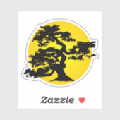 盆栽シハウエットサン シール (シート)