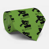 盆栽シルエット ネクタイ (ロール)