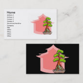 盆栽ツリービジネスカード 名刺 (正面/裏面)