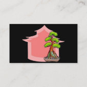 盆栽ツリービジネスカード 名刺 (裏面)