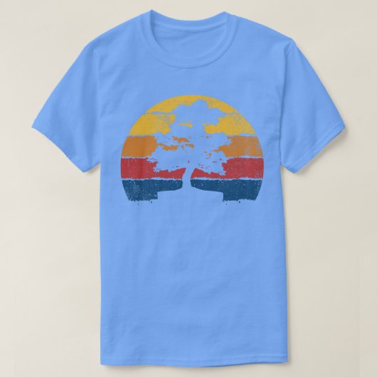 盆栽ツリーヴィンテージ1 Tシャツ (デザイン正面)