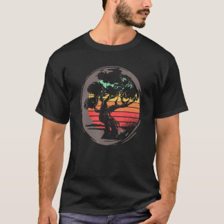 盆栽ツリー仏教の瞑想 Tシャツ
