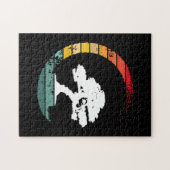 盆栽ツリー円草円ヴィンテージ禅書道 ジグソーパズル (横)