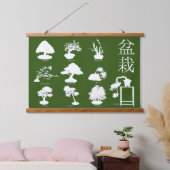 盆栽ツリー基本スタイル10 吊り下げ型タペストリー (寝室)