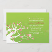 盆栽ツリー招待状 招待状 (正面)