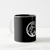 盆栽マスタージャパン盆栽アートサークル ツートーンマグカップ (正面左)