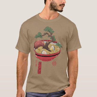 盆栽ラーメン Tシャツ