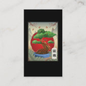 盆栽仏教日本の自然蝶 名刺 (正面)