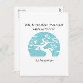 盆栽忍耐はがき ポストカード (正面/裏面)