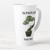 盆栽愛好家のための面白い一言「Bonsai Guy」 カフェラテマグ (右アングル)