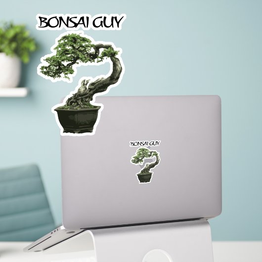 盆栽愛好家のための面白い一言「Bonsai guy」 シール