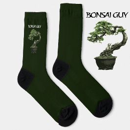 盆栽愛好家のための面白い一言「Bonsai Guy」 ソックス