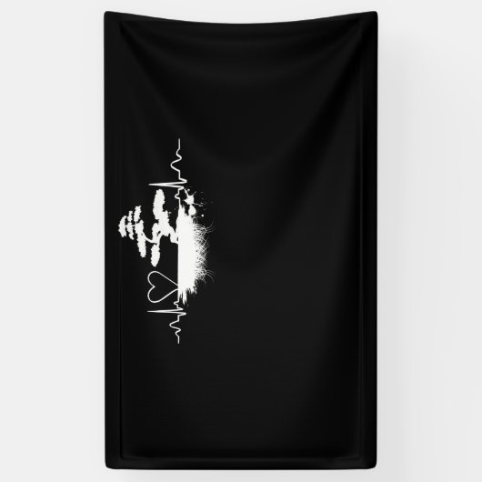 盆栽愛好家の盆栽の心音 横断幕 (縦)