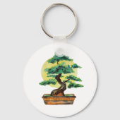盆栽日本の樹日差し キーホルダー (正面)