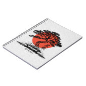 盆栽日本の漢字パーソナライズされた ノートブック (左側)