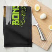 盆栽日本の漢字 キッチンタオル (四つ折り)