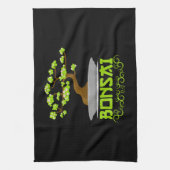 盆栽日本の漢字 キッチンタオル (縦)