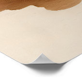 盆栽絵画のヴィンテージ桜さくらんぼブロッサムアート ポスター (角)