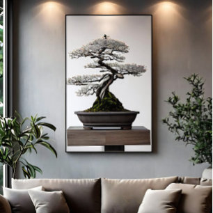 盆栽調和 キャンバスプリント