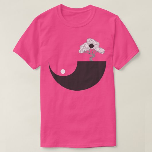 盆栽陰陽ジャパン・ギフト Tシャツ (デザイン正面)