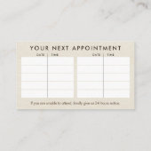 盆栽陰陽ツリーゴールデンブロッサム 名刺 (裏面)