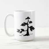 盆栽03のマグ コーヒーマグカップ (左)