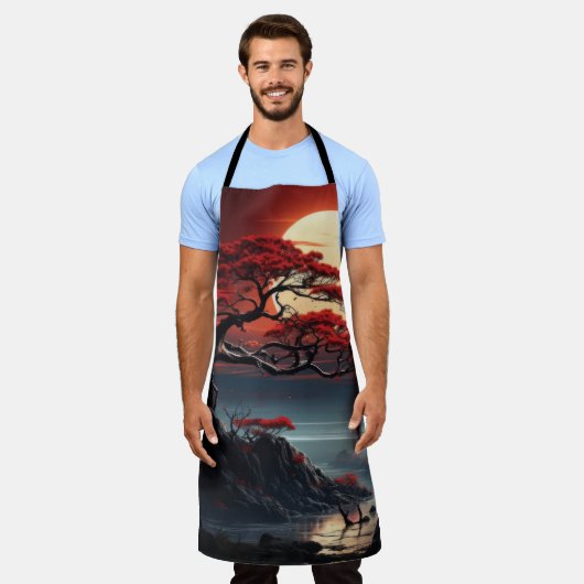 盆栽 エプロン (着用した状態)