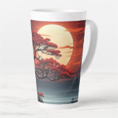 盆栽 カフェラテマグ (右アングル)