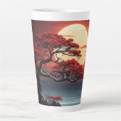 盆栽 カフェラテマグ (正面)