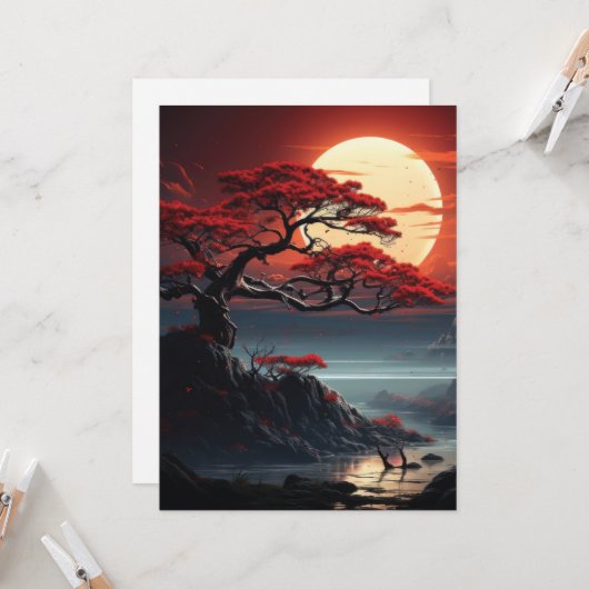 盆栽 カード (正面/裏面インサイチュ)