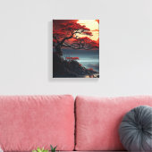 盆栽 キャンバスプリント (インサイチュ (リビング))