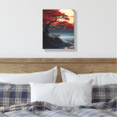 盆栽 キャンバスプリント (インサイチュ (寝室))