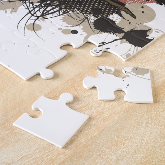 盆栽 ジグソーパズル (側面)