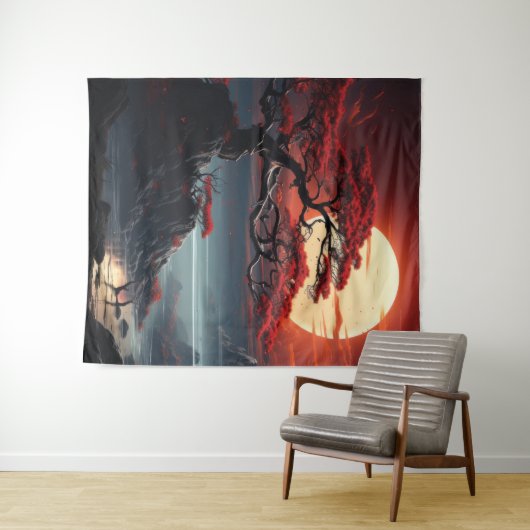 盆栽 タペストリー (インサイチュ(横))