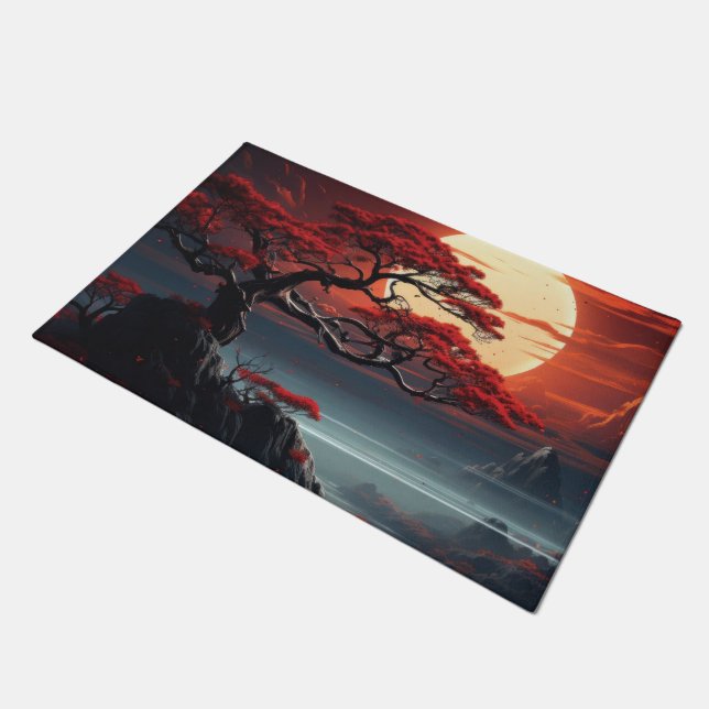 盆栽 ドアマット (アングル)