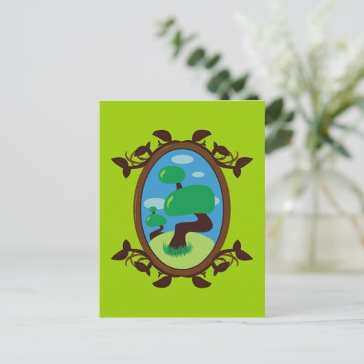 盆栽 ポストカード (スタンド正面)