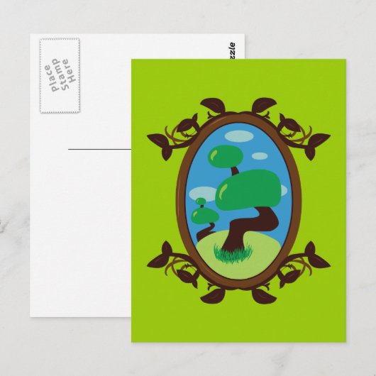 盆栽 ポストカード (正面/裏面)