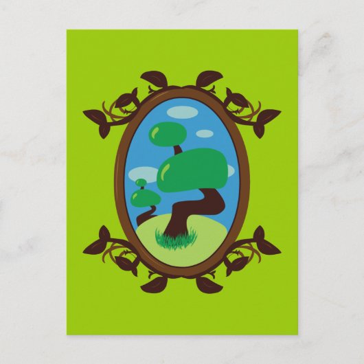 盆栽 ポストカード (正面)