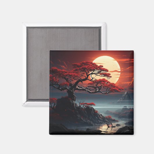 盆栽 マグネット (正面/裏面)