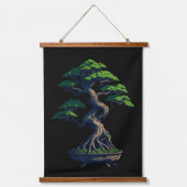 盆栽 吊り下げ型タペストリー (正面)