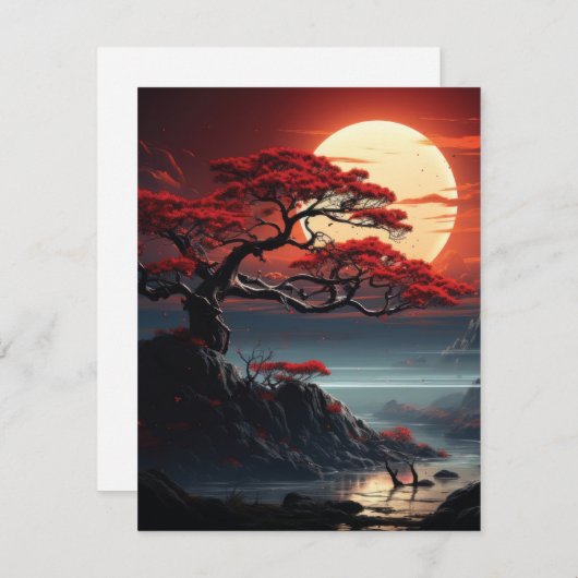 盆栽 招待状 (正面/裏面)