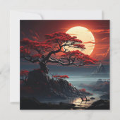 盆栽 招待状 (正面)