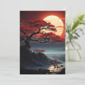 盆栽 案内状 (スタンド正面)