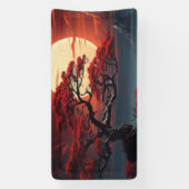 盆栽 横断幕 (縦)