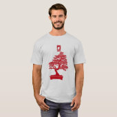 盆栽（赤） Tシャツ (正面フル)