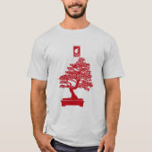 盆栽（赤） Tシャツ (正面)