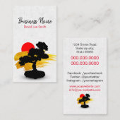 盆栽/風景名刺 名刺 (正面/裏面)